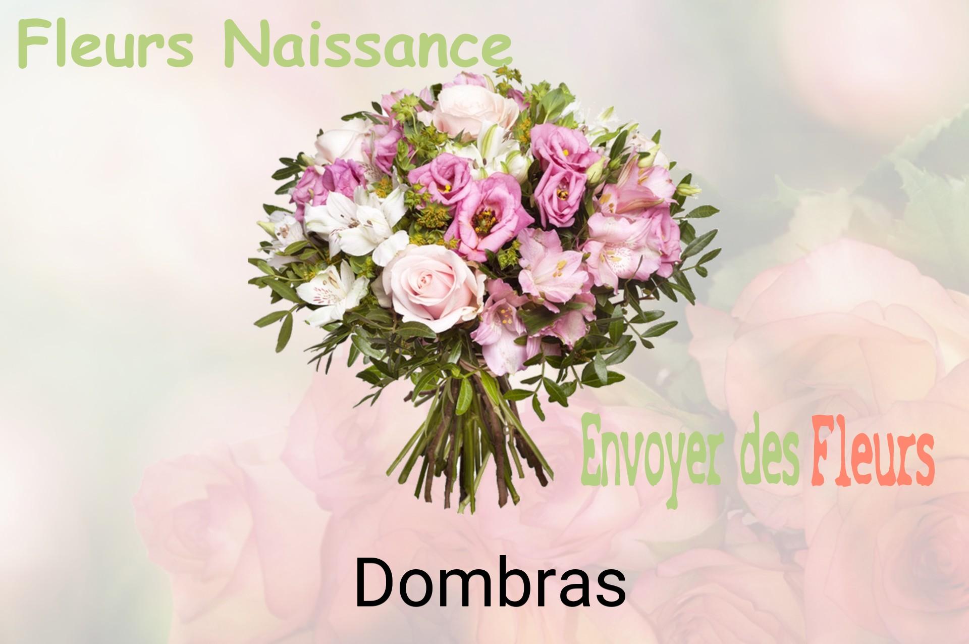 Bouquet de fleurs de naissance livré à Dombras